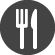 Knife and fork icon